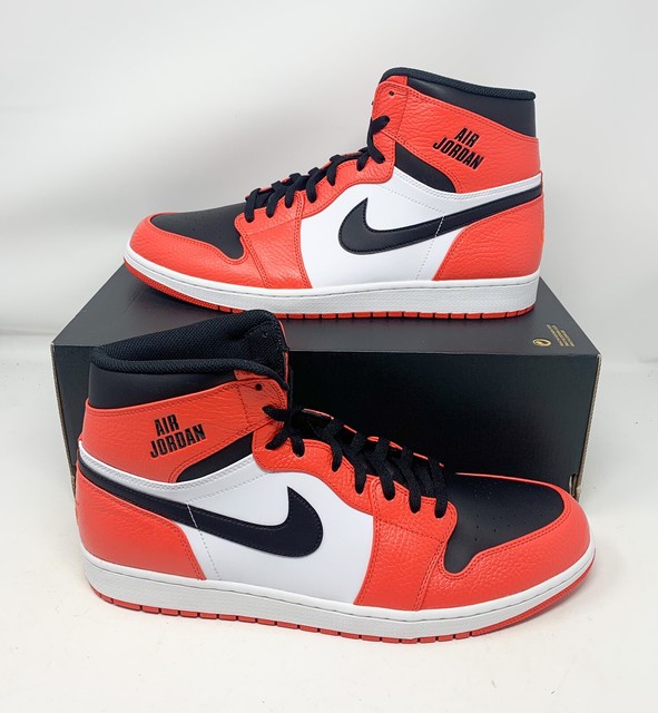 orange white jordan 1