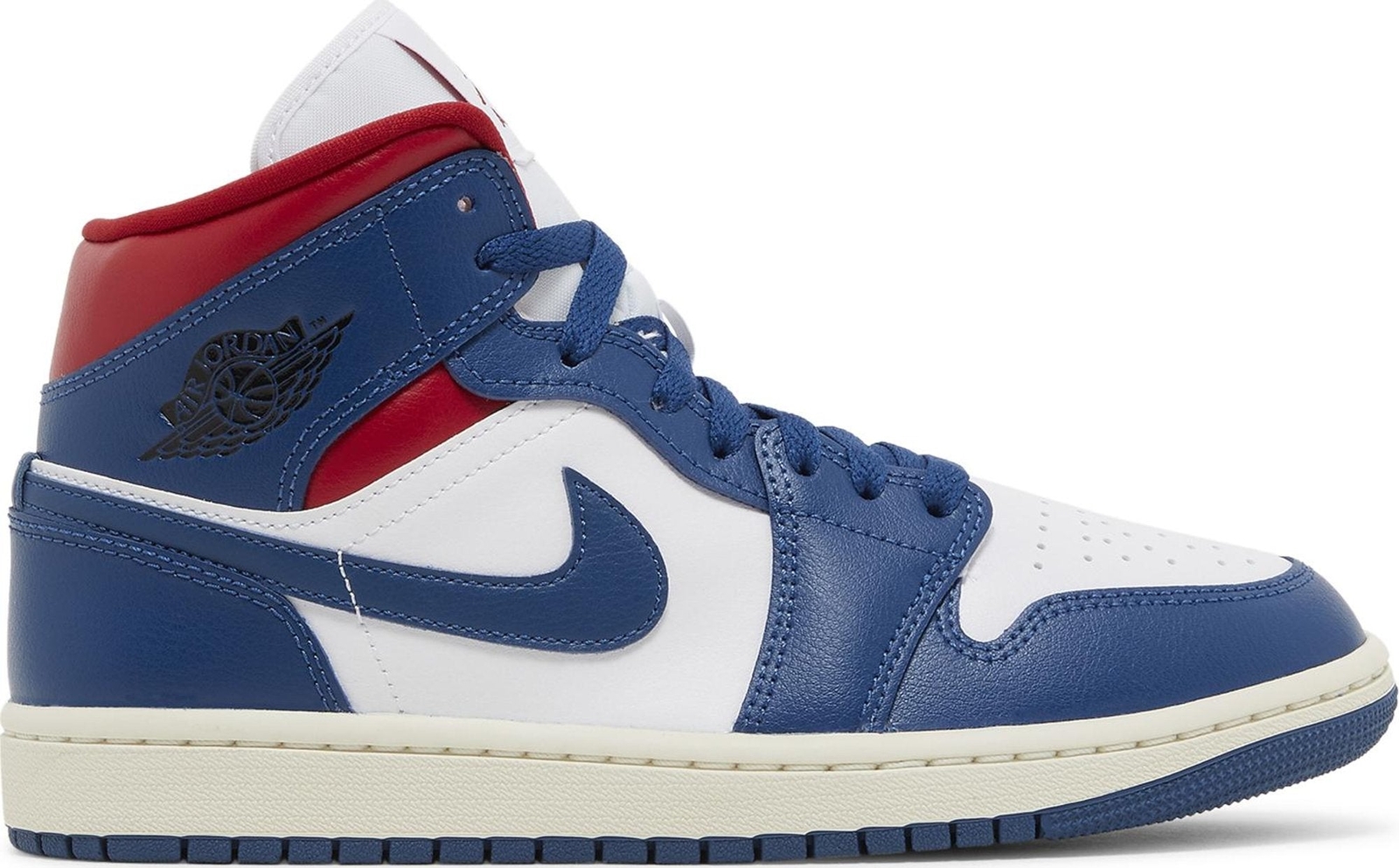[BQ6472-146] Женские кроссовки Air Jordan RETRO 1 СРЕДНЕЙ ДЛИНЫ, СИНИЕ, СПОРТИВНЫЕ, КРАСНЫЕ