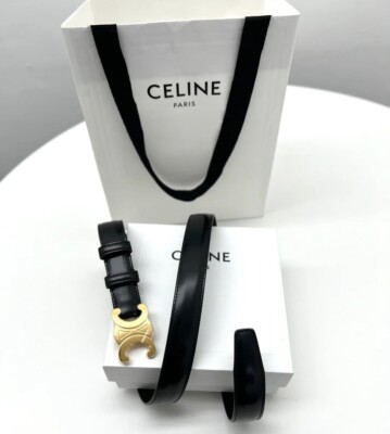 セリーヌ　ブラック　ベルト　トリオンフ　サイズ85 CELINE - CELINE(セリーヌ) ベルト 85美品 ミディアム