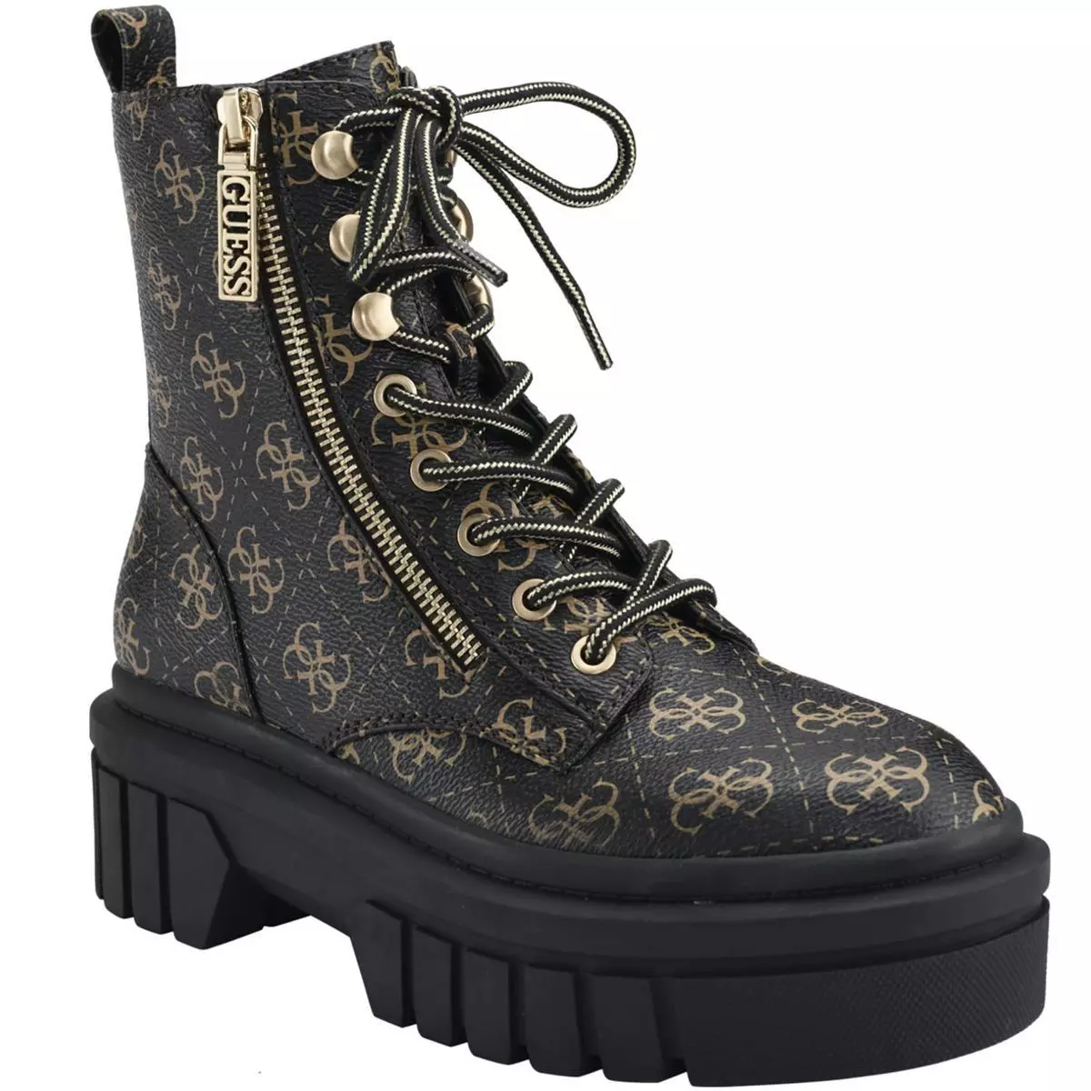 Buy Guess Women s Ferina Combat Lace up Boots at Ubuy UK