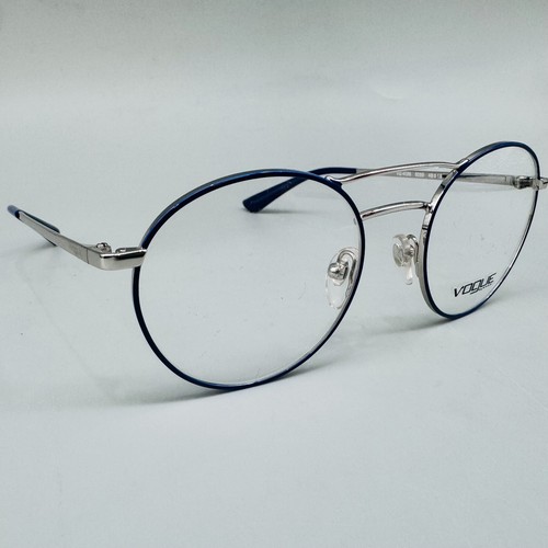 VOGUE VO 4059 / 5059 - Eyeglasses Demo Lenses- 48-19-135mm SILVER/BLUE Original - Picture 3 of 9