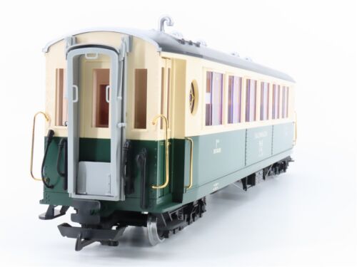 G Scale LGB 35650 RhB Salonwagen Salon Passenger Car #1144 w/ Lights - Picture 4 of 12