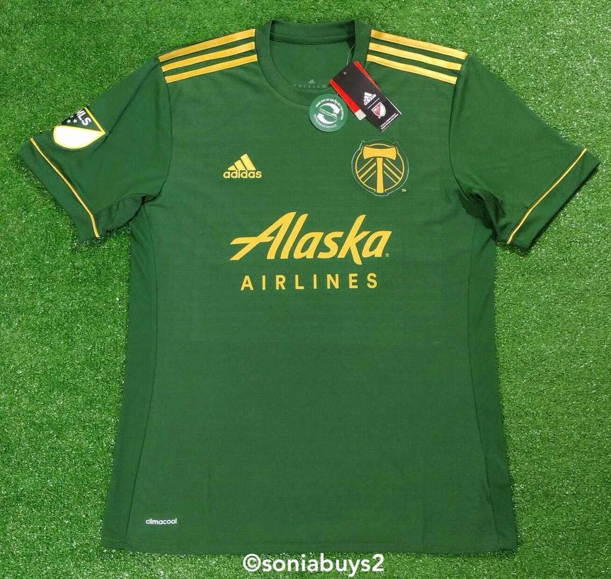 Adidas Men's VALERI MLS Portland Timbers Away Soccer Jersey