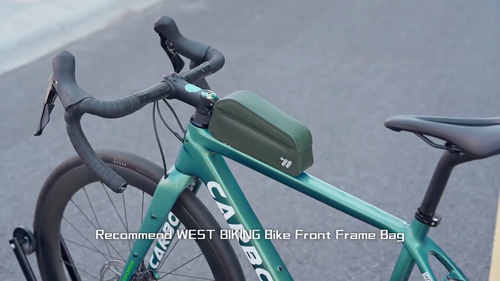 WEST BIKING Bolsa de Bicicleta Impermeable Magnética Cubierta Abatible Grava Bicicleta Top Tubo Bolsa - Vídeo 1 de 1