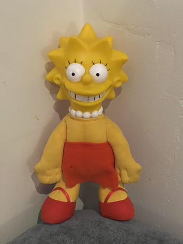 Vintage 1990 THE SIMPSONS Homer,Bart, Lisa Figures MATT GROENING 20th CENTUR FOX - Picture 6 of 13
