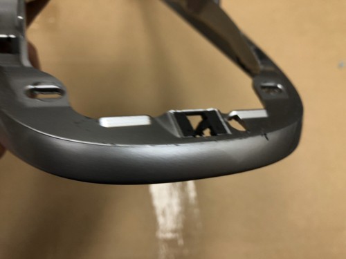 99755326105 Porsche 987 Cayman Boxster Console Silver Shifter Surround Trim - Picture 5 of 11