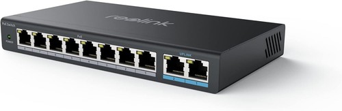 Desktop/Wall Mount PoE Switch with 8 Ports - Automatic Device Detection - Picture 3 of 9