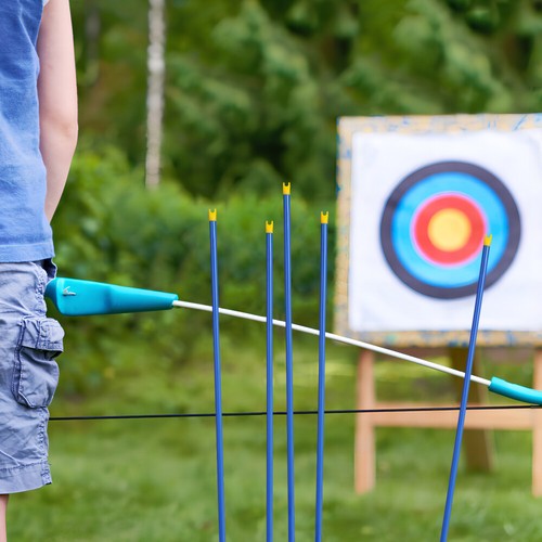 Juguete de tiro con arco 16 piezas juguetes flechas para niños repuesto niños - Imagen 2 de 11