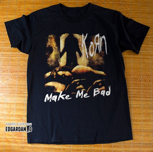 Vintage KORN Make Me Bad Retro 2000 Black Unisex T-shirt Size S-5XL