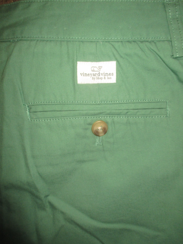 VINEYARD VINES mens SZ 32 green tone CLUB flat front shorts - Picture 6 of 6