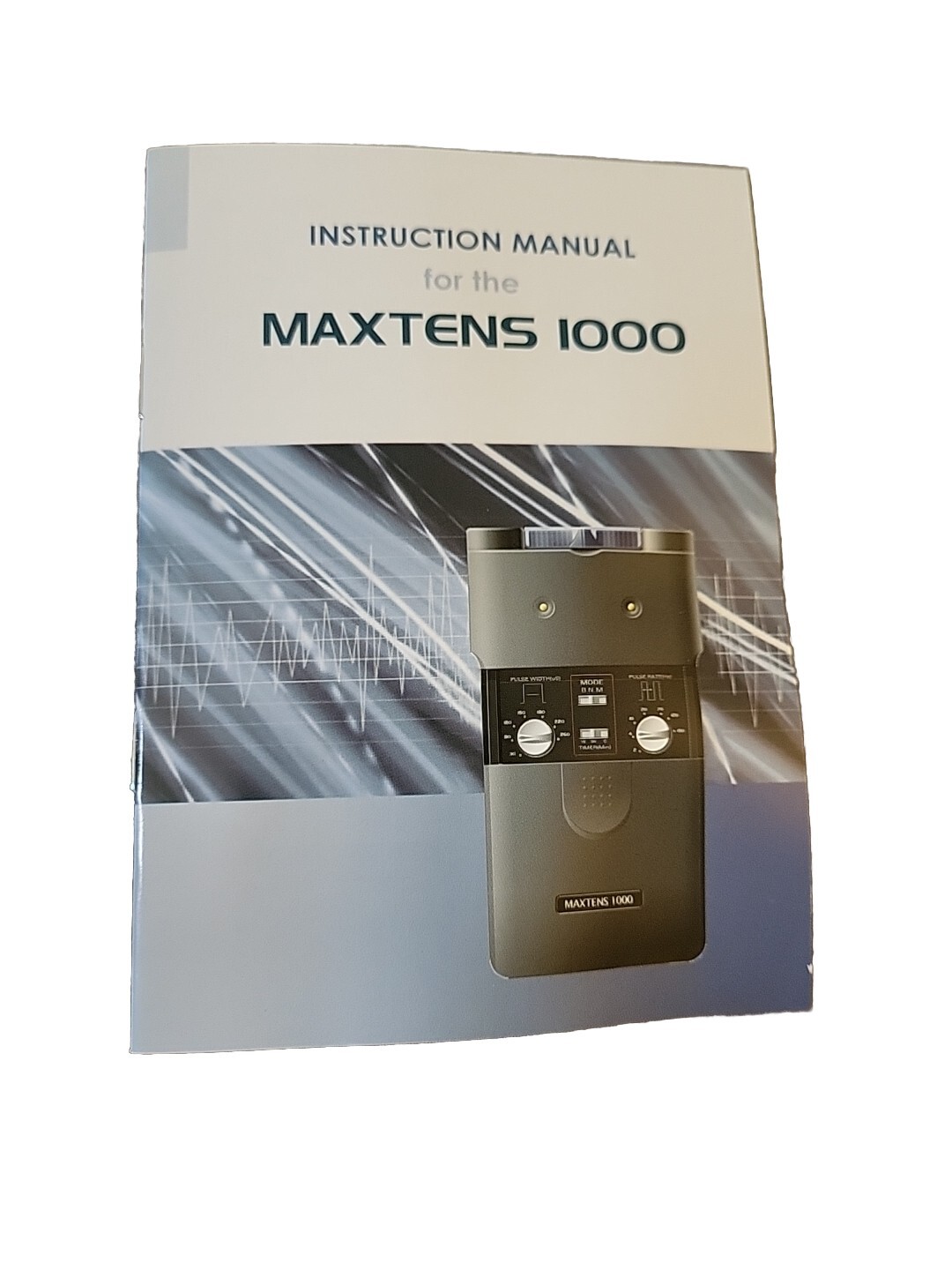 MAXTENS 1000 Analog TENS Unit includes Lead Wires 4 Electrodes & 9 volt