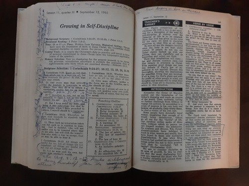1965 Higley Commentary -Sunday School Lessons for 1 Year - Jasper Huffman Editor - Picture 11 of 12