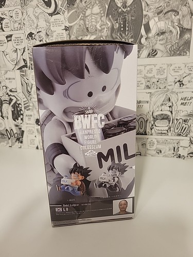 Dragon Ball Z BWFC Goku Milk Son Goku A (versione colore rara) Banpresto scatola aperta - Foto 5 di 8