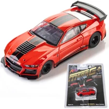 AFX 22077 2021 Shelby GT500 Race Red / Black HO Scale Slot Car