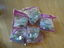 Lot of 5 Raco 3424 Steel/Malleable Iron 90 Degree Connector 1 in. Trade