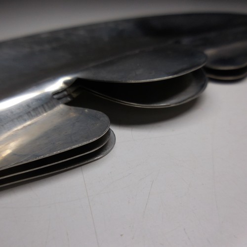 N25.65 Metal Stainless Grey Stainless Steel 3 Cutlery Tray Plate Art Table - Picture 10 of 19