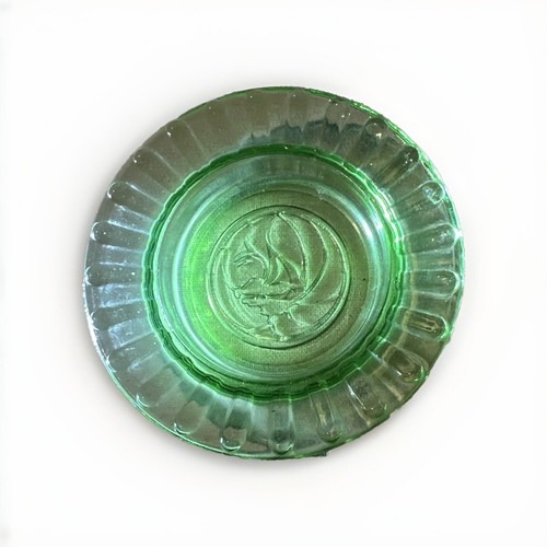 Cenicero Retro MGM Grand Hotel Cabeza de León Logo Verde Vidrio Bar Hombre Cueva Regalo - Imagen 2 de 11