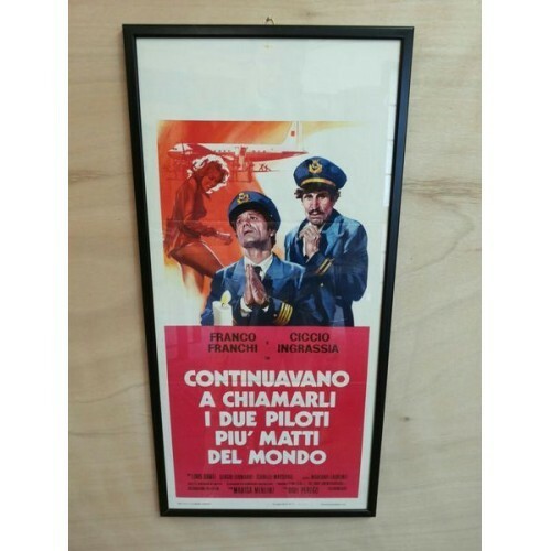 Locandina cinema cinematografica Franco e Ciccio "Continuavano a chiamarli ...." - Foto 1 di 1