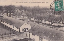Old postcard 51 Camp de CHALONS Les Baraquements, seen from the top of the lighthouse