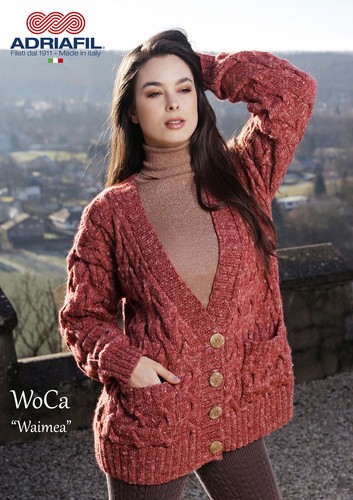 WOCA ADRIAFIL lana merina con lana de cáñamo lana de punto hilo de cáñamo hilo de punto merino - Imagen 7 de 14