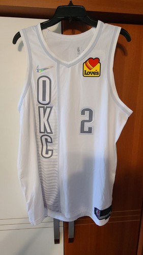 Shai Gilgeous-Alexander 2021-22 Oklahoma City Thunder Auto'd Authentic Jersey ! - Picture 2 of 20