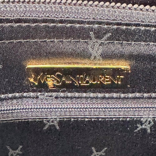 Bolso de mano horizontal de cuero negro SAINT LAURENT - Imagen 17 de 17