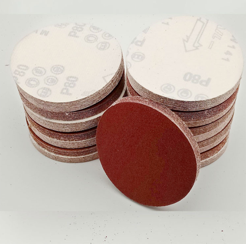 25 un. de almohadilla de disco de lijado de 4" 5" 6" 7" trajes de papel de arena roja grano de 60# 120#~1000# - Imagen 3 de 6