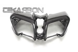 2x2 twill 2017-2018 Yamaha FZ10 MT10 Carbon Fiber Headlight Cover