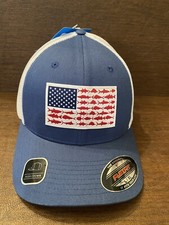 Columbia PFG Fish Flag Mesh Flex Fit Fitted Ball Cap Size L/XL - NWT