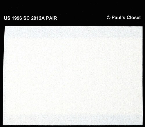 US 1996 SC 2912A 25¢ PRESORT 1ST CLASS PAIR RARE IMPERFORATE MNH SELF-AD VFINE   - Picture 2 of 2