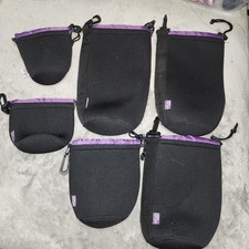 Lot Of 6 Altura Photo Black Camera Lens Bags,...