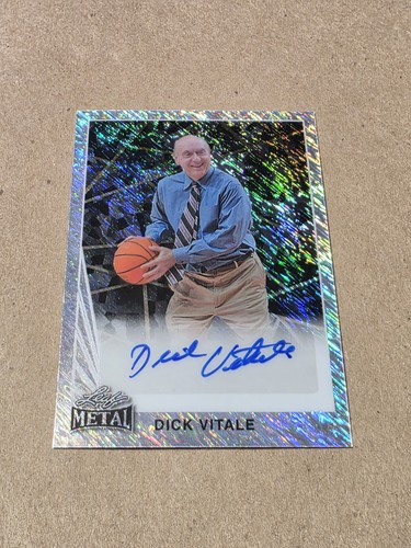 Dick Vitale 2024 Leaf Collective Multi-Sport Autograph Silver Shimmer #1/1 ESPN