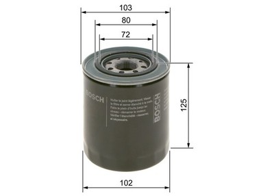 BOSCH Ölfilter 0 986 452 062 Anschraubfilter für TOYOTA VW MAZDA FORD AVENSIS UN