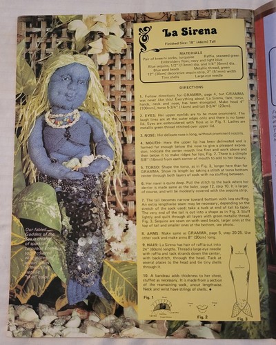 Soft Sculpture Dolls Craft Course Book Full-Size Patterns for 11 Dolls 1979 - Picture 4 of 7