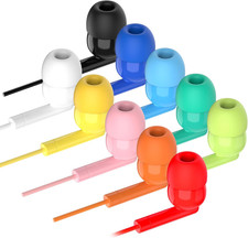 30 Pack Kids Earbuds Bulk for Classroom School Students Children Toddler Teens B