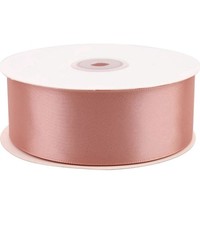 11/2 Inch x 50 Yards Rose Gold Double Face Satin Ribbon For Gift Wrapping