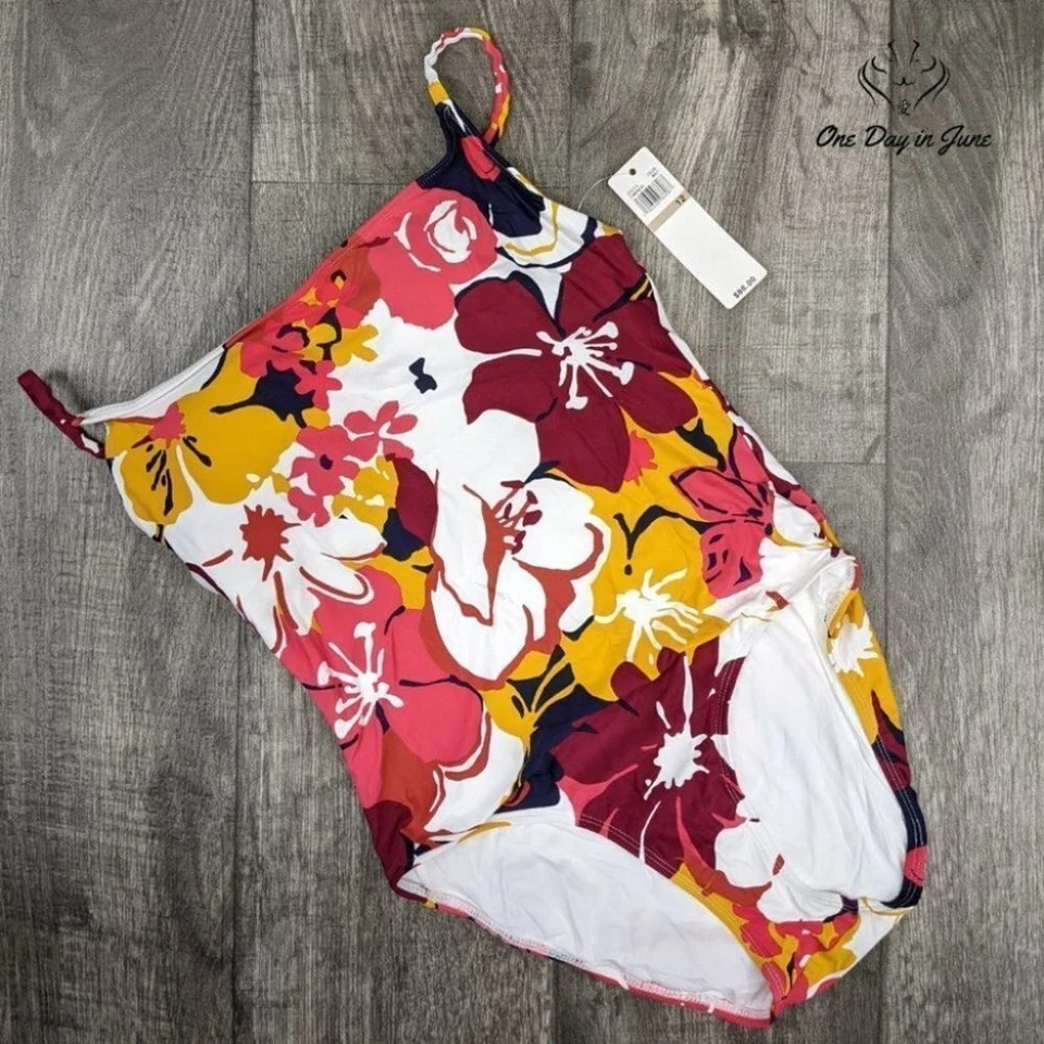 Traje de baño floral de una pieza Anne Cole talla 12 Foto 3 de 4