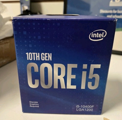 New In Box Intel Core i5-10400F Processor 