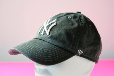 47 New York Yankees Hat NY Clean Up Olive Green Strapback  display picture 1