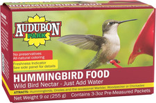Audubon Park 1661 Hummingbird Food Nectar Powder, Contains 3 3-Ounce Packets