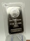 1oz Highland Mint .999 Fine Silver Bar – Morgan Dollar Design – Sealed in OMP #3