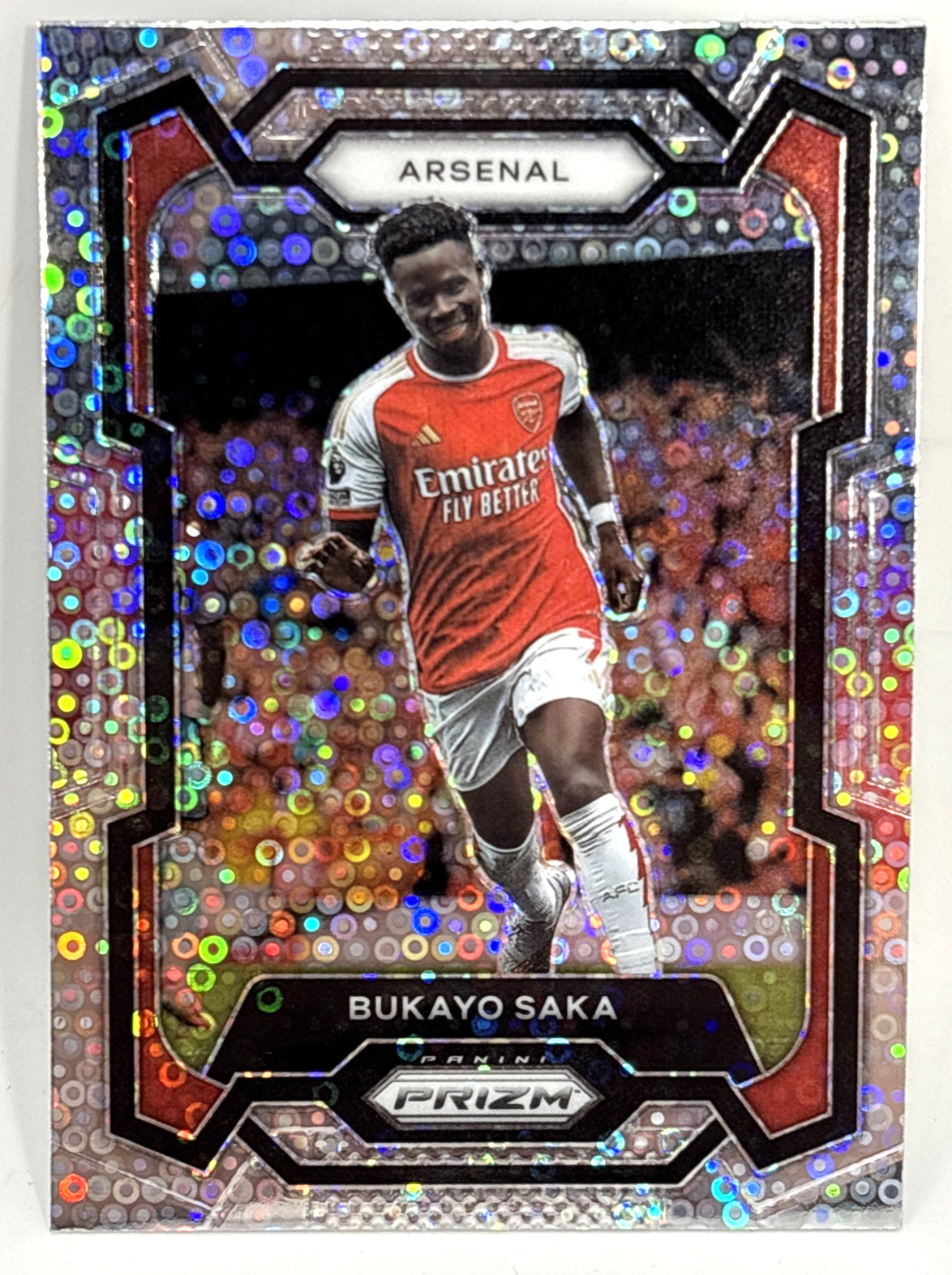 BUKAYO SAKA 2023-24 Panini Prizm Premier League Silver Prizm #27