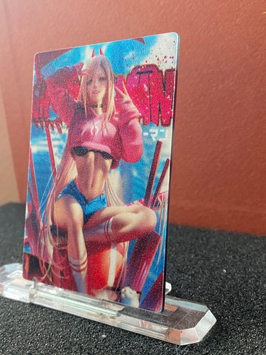 Goddess Doujin Anime Plastic Card Color Watch Through Card zero two Darling Fran - Picture 3 of 8