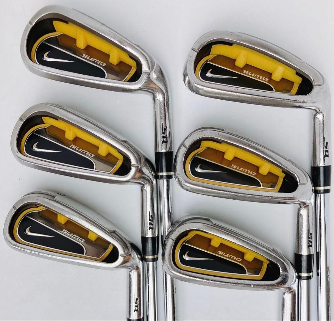 Nike SasQuatch SUMO Iron Set 6pcs 5-pw Speed Step Steel Shafts