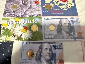 Lot 5 1/1000oz Gold 