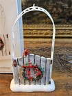 06' Marjolein Bastin Hallmark Christmas Ornament Garden Greetings Gate Cardinal