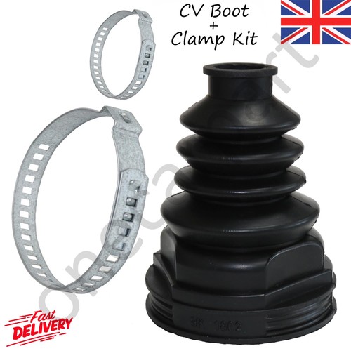 Cubierta de fuelle de arranque de junta CV con kit de 2 abrazaderas para Mercedes 108 109 111 112 CDI - Imagen 1 de 11