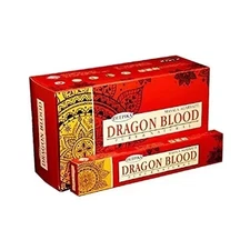 Deepika Dragon Blood Incense Sticks Natural Wood Handmade Agarbatti Pack of 12