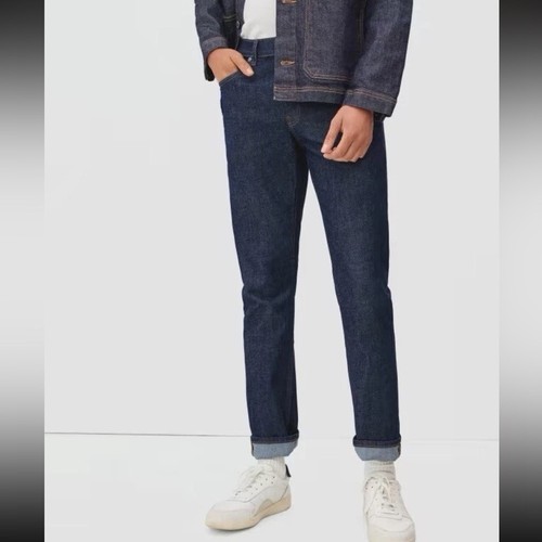 Everlane The Slim 4-Wege Stretch Bio Jeans Uniform Classic Blau Herren 31x28 - Bild 1 von 7