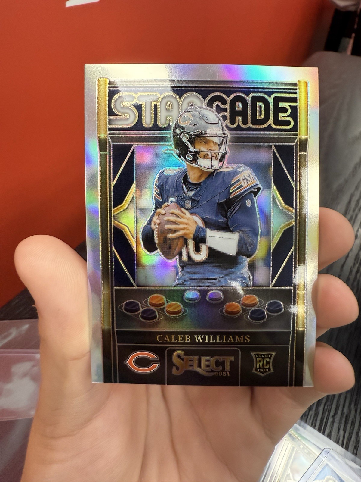 2024 Prizm Select Caleb Williams Starcade RC Case Hit 🔥VERY CLEAN